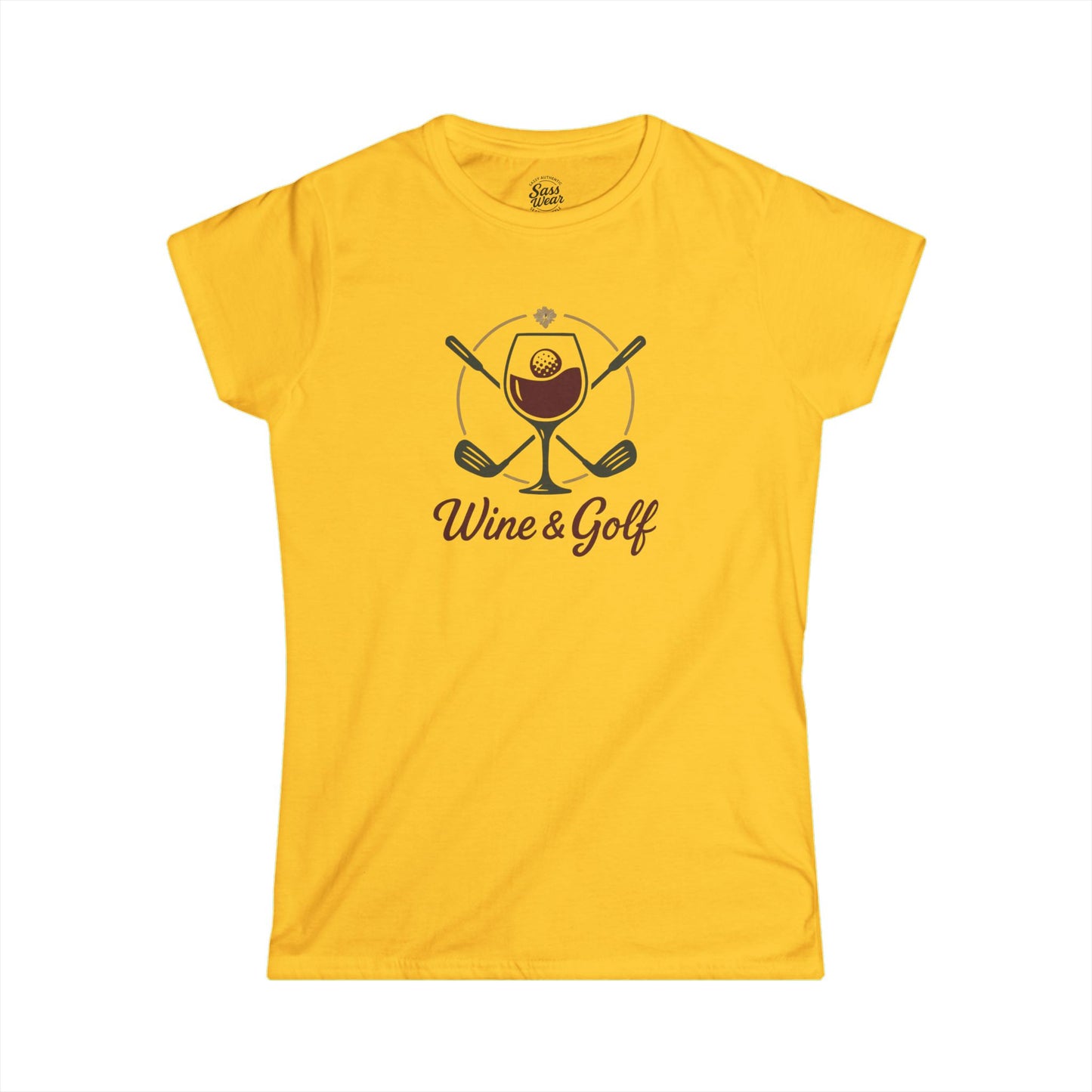 Wine and Golf Women's Softstyle Tee