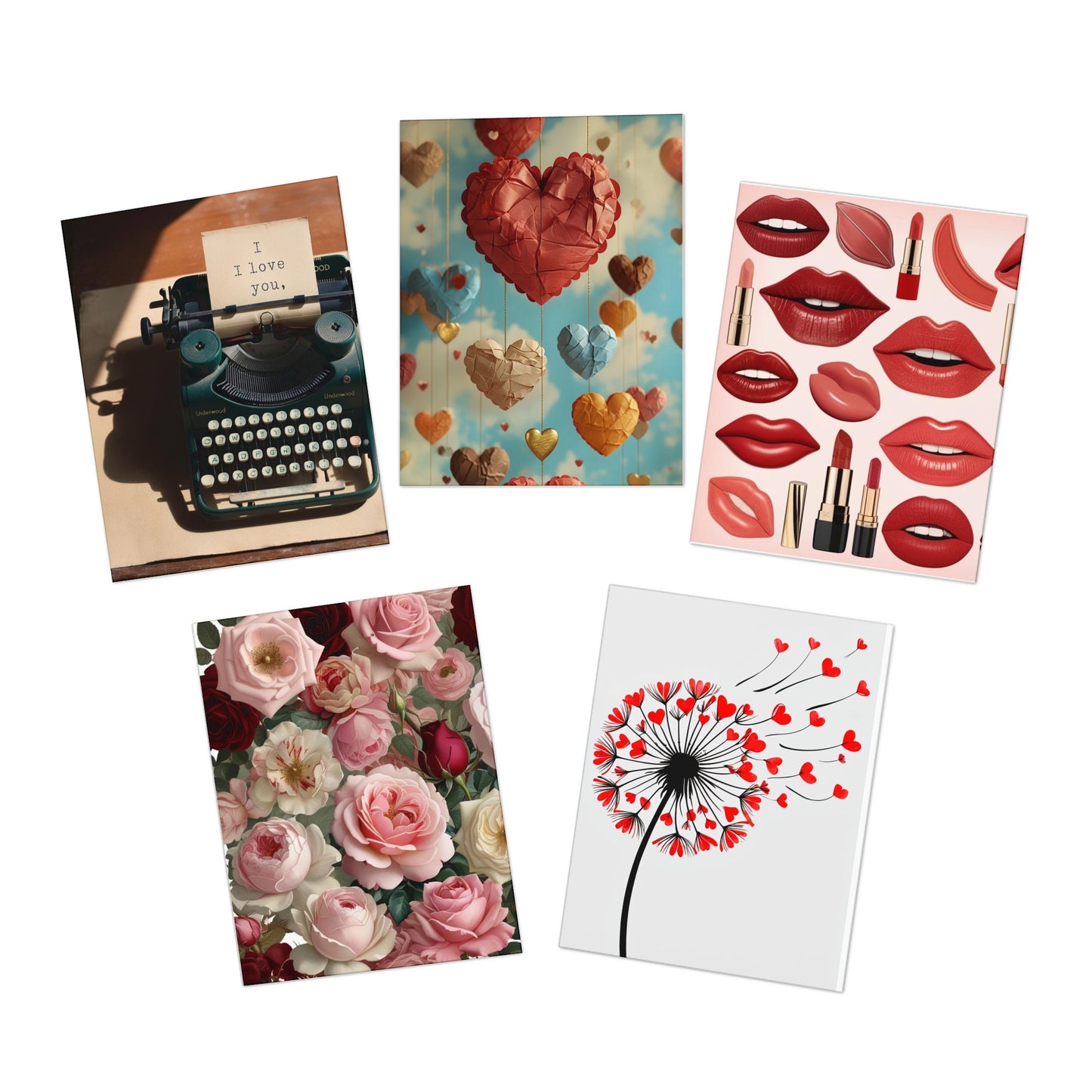 love Greeting Cards (5-Pack)