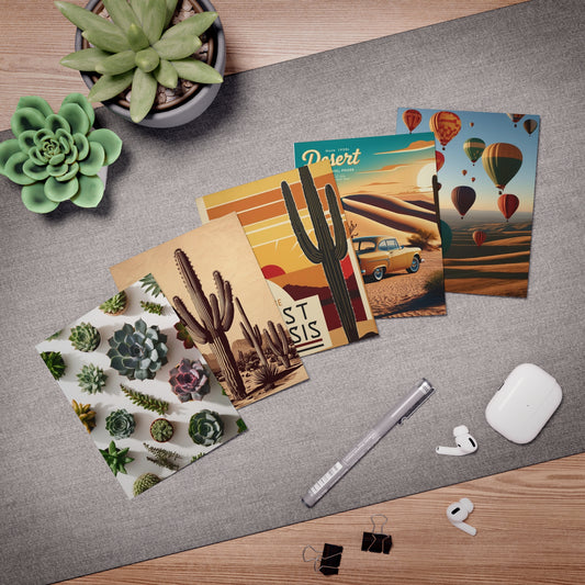 desert  Greeting Cards (5-Pack)