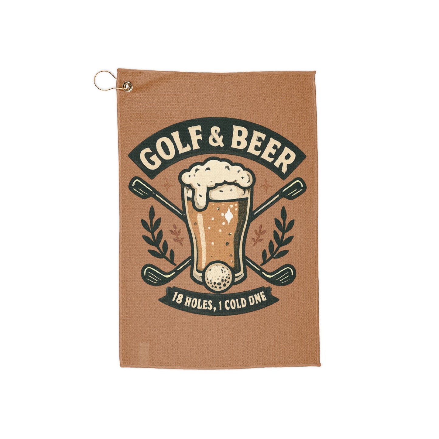 Golf and Beer Golf Towel