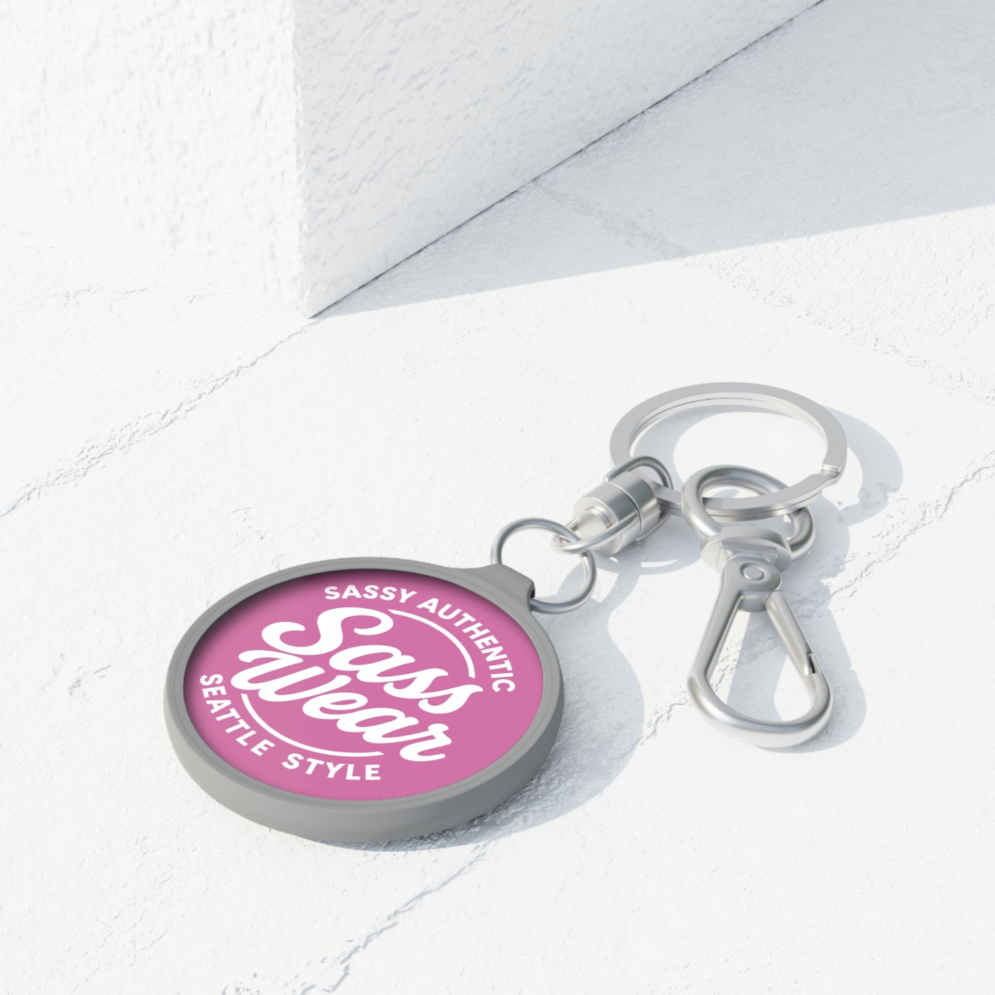 PInk Sass Wear Keyring Tag
