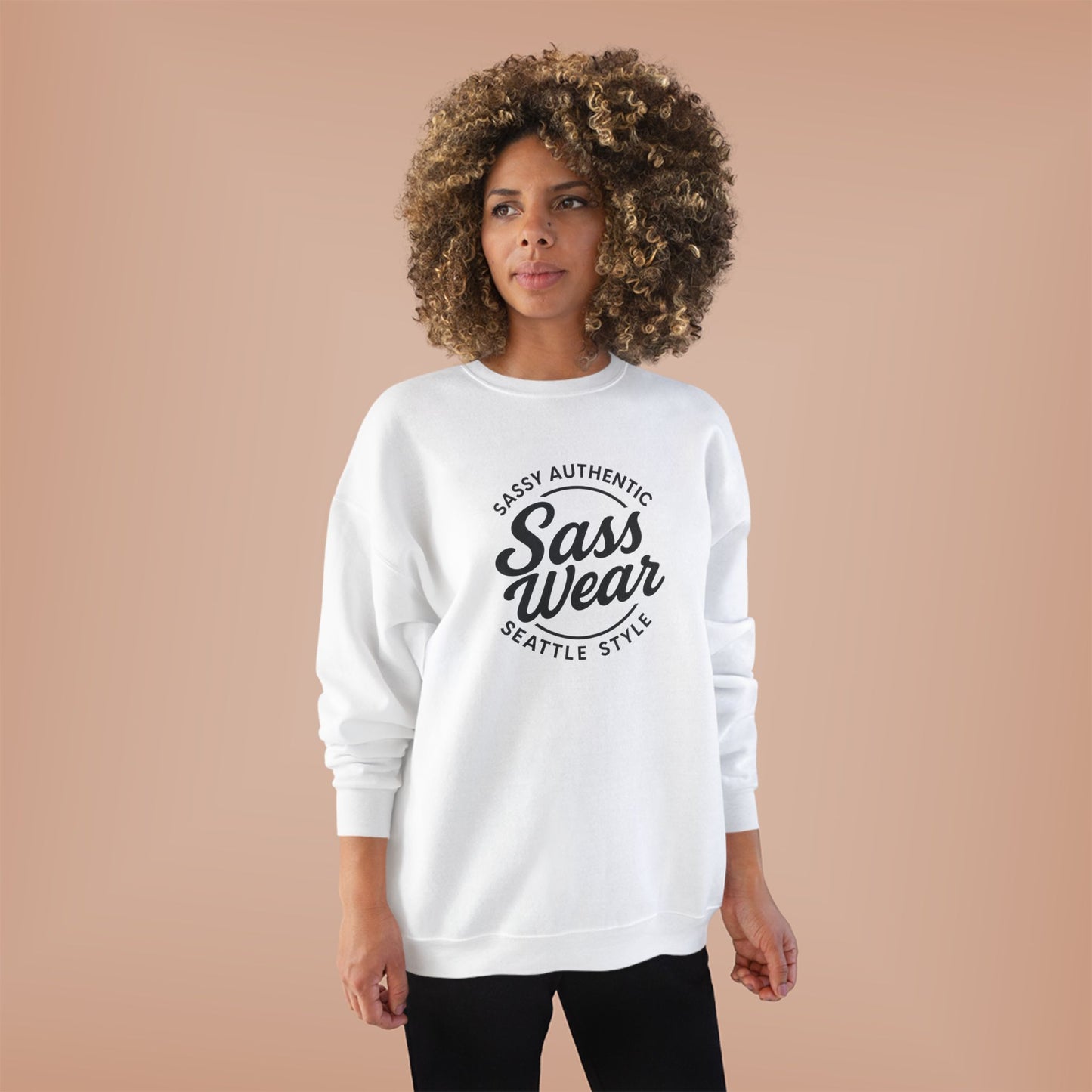 Sass Wear Unisex Eco-Friendly Crewneck Sweatshirt