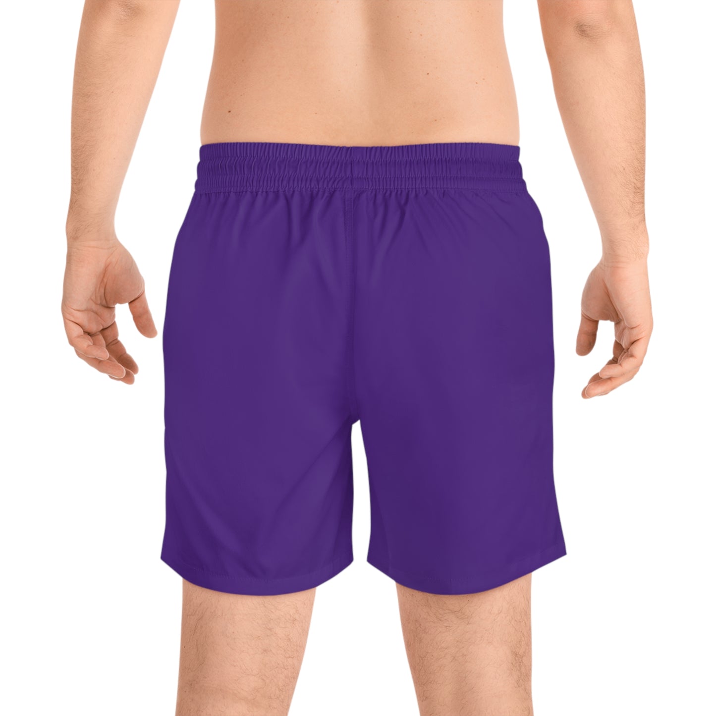 purple I just can't Men's Mid-Length Swim Shorts