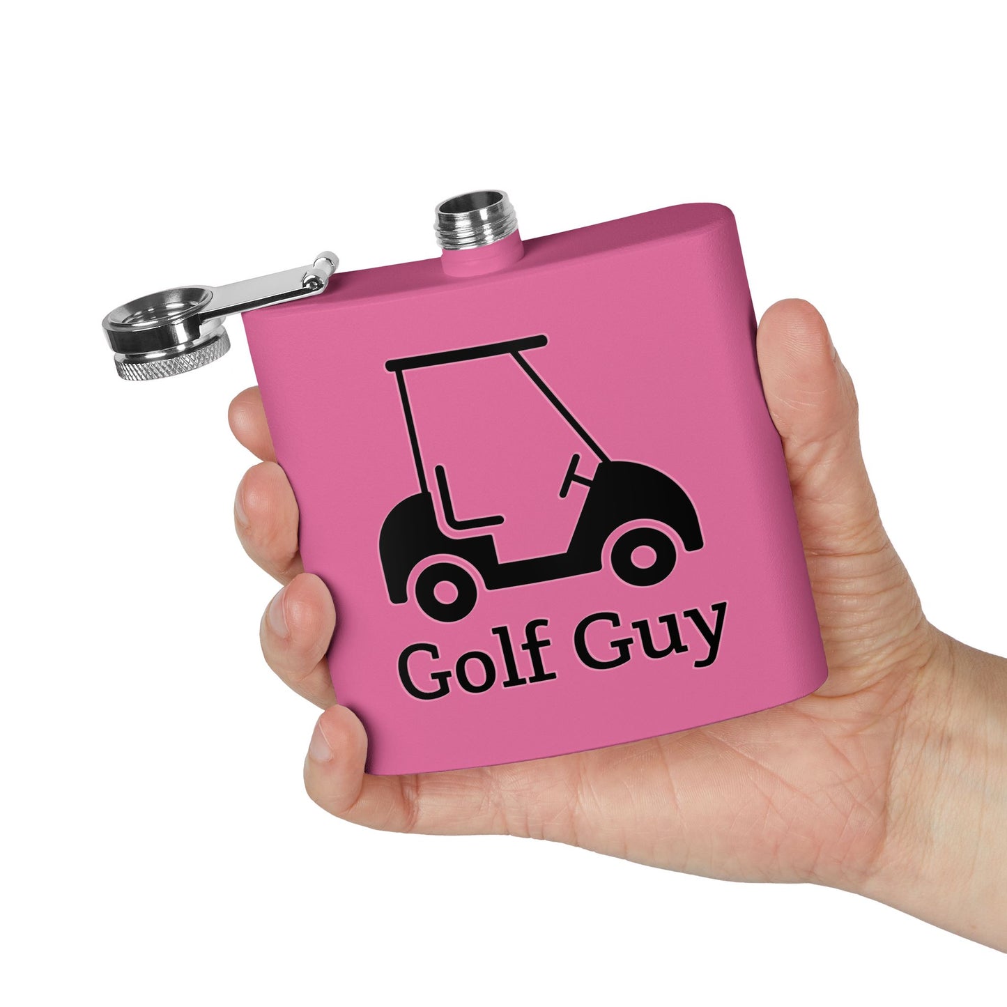 Golf guy cart Sleek Stainless Steel Flask