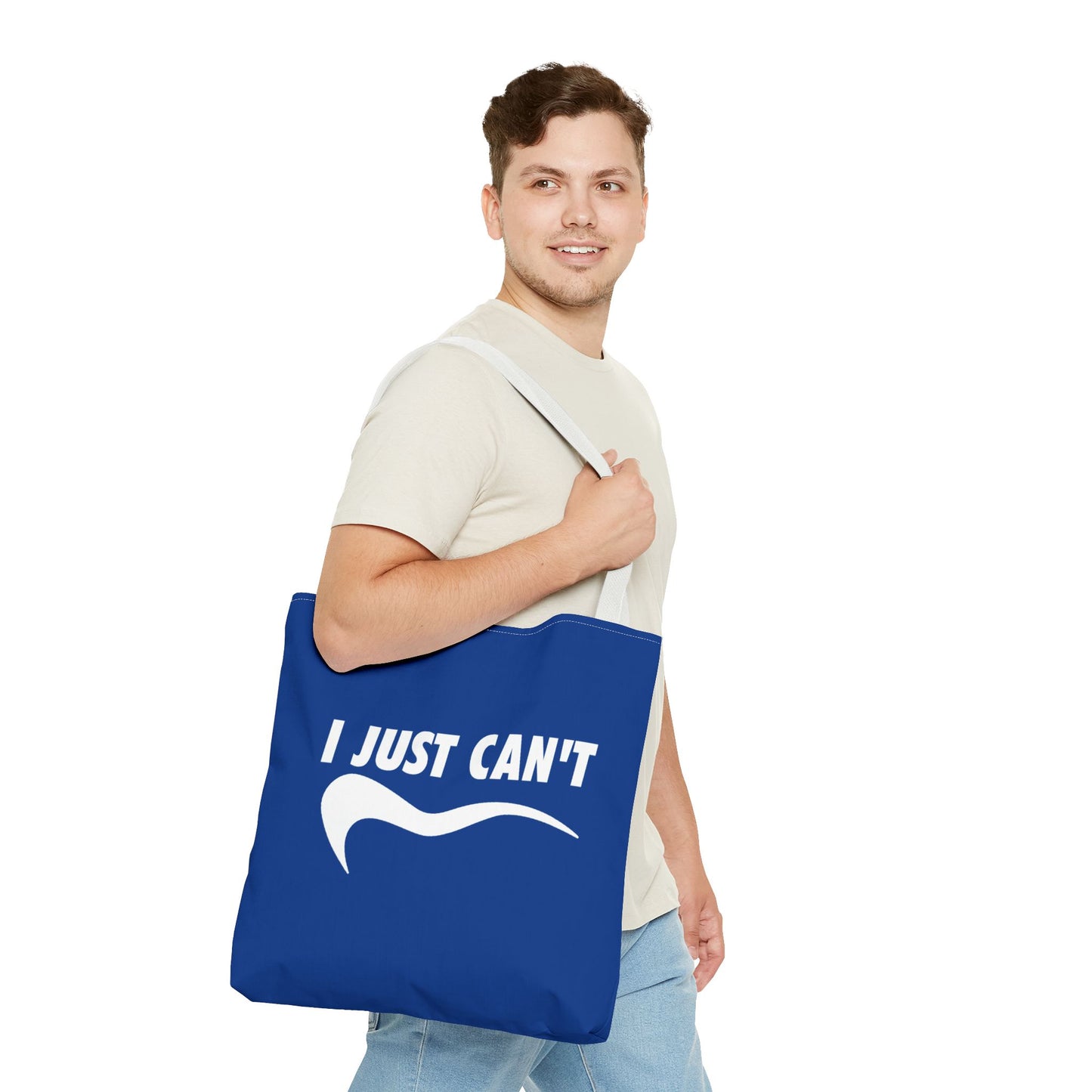 Blue I just can't Tote Bag