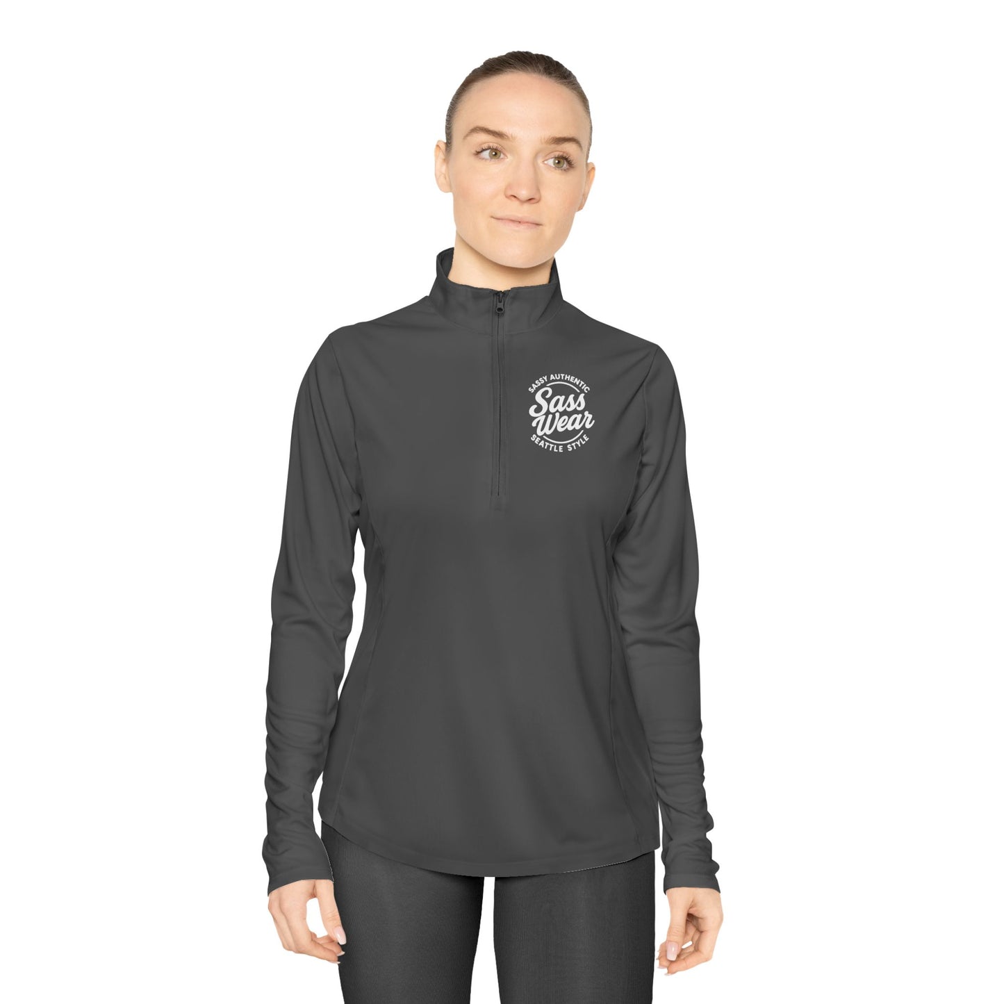 Sass Wear Ladies Quarter-Zip Pullover