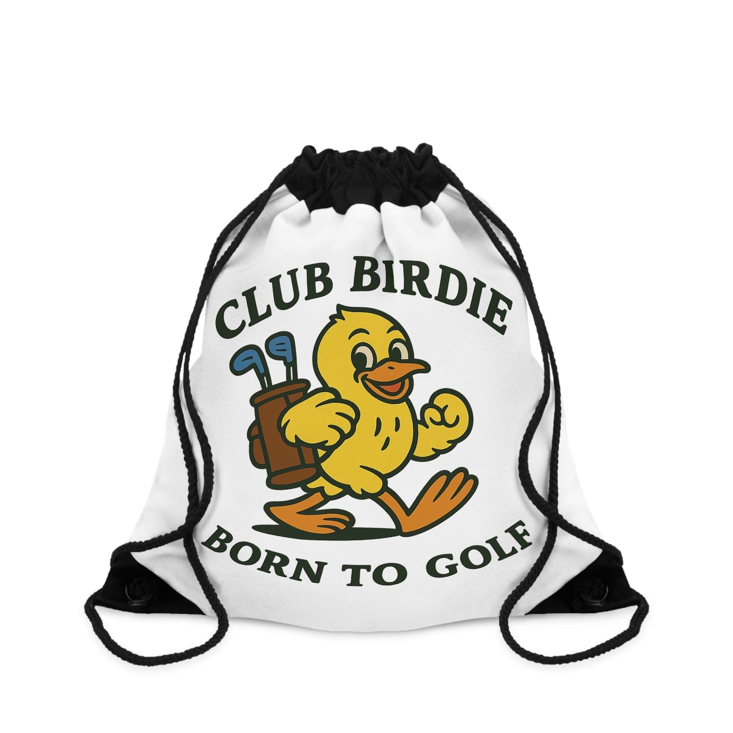 Club Birdie Born to Golf Drawstring Bag