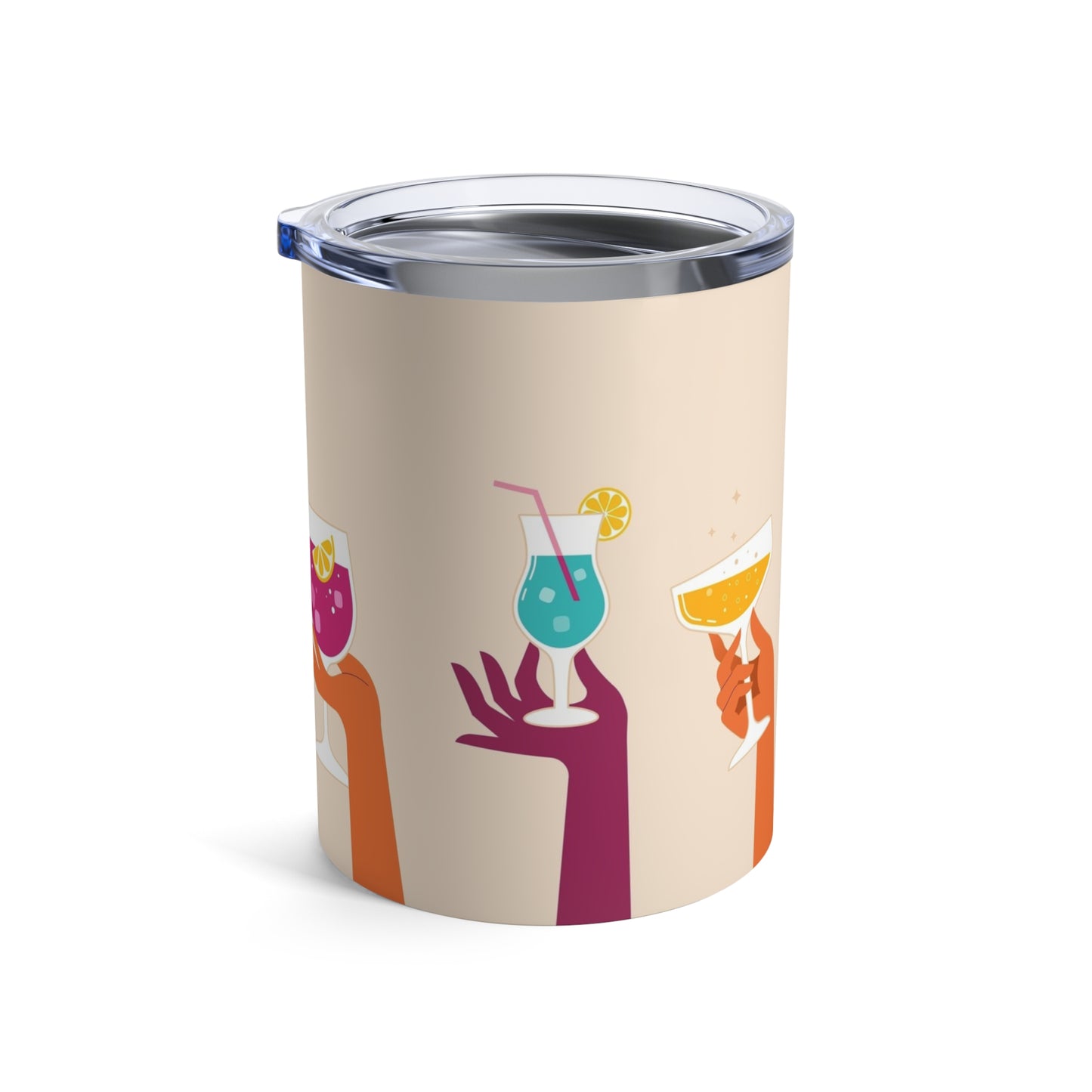 Fun hands holding glasses Whiskey/Wine Tumbler