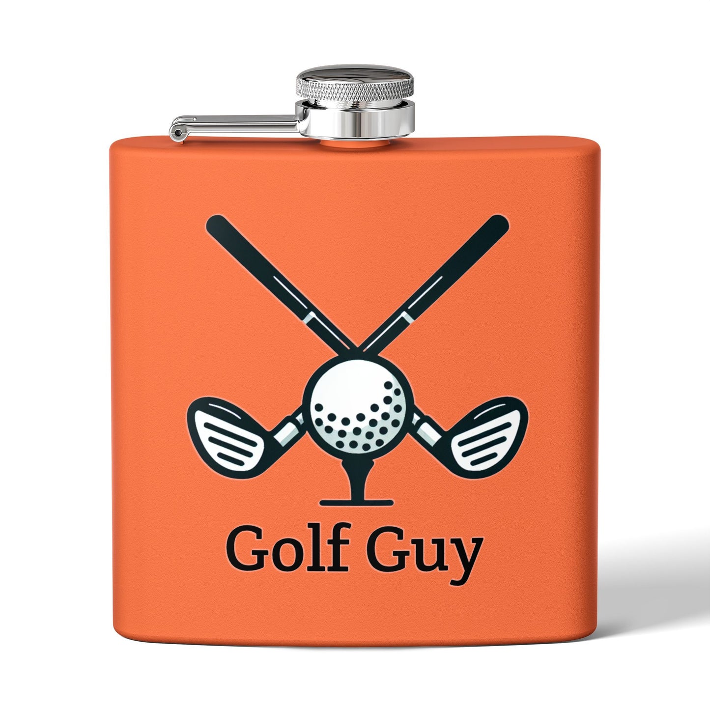 Golf Guy Sleek Stainless Steel Flask