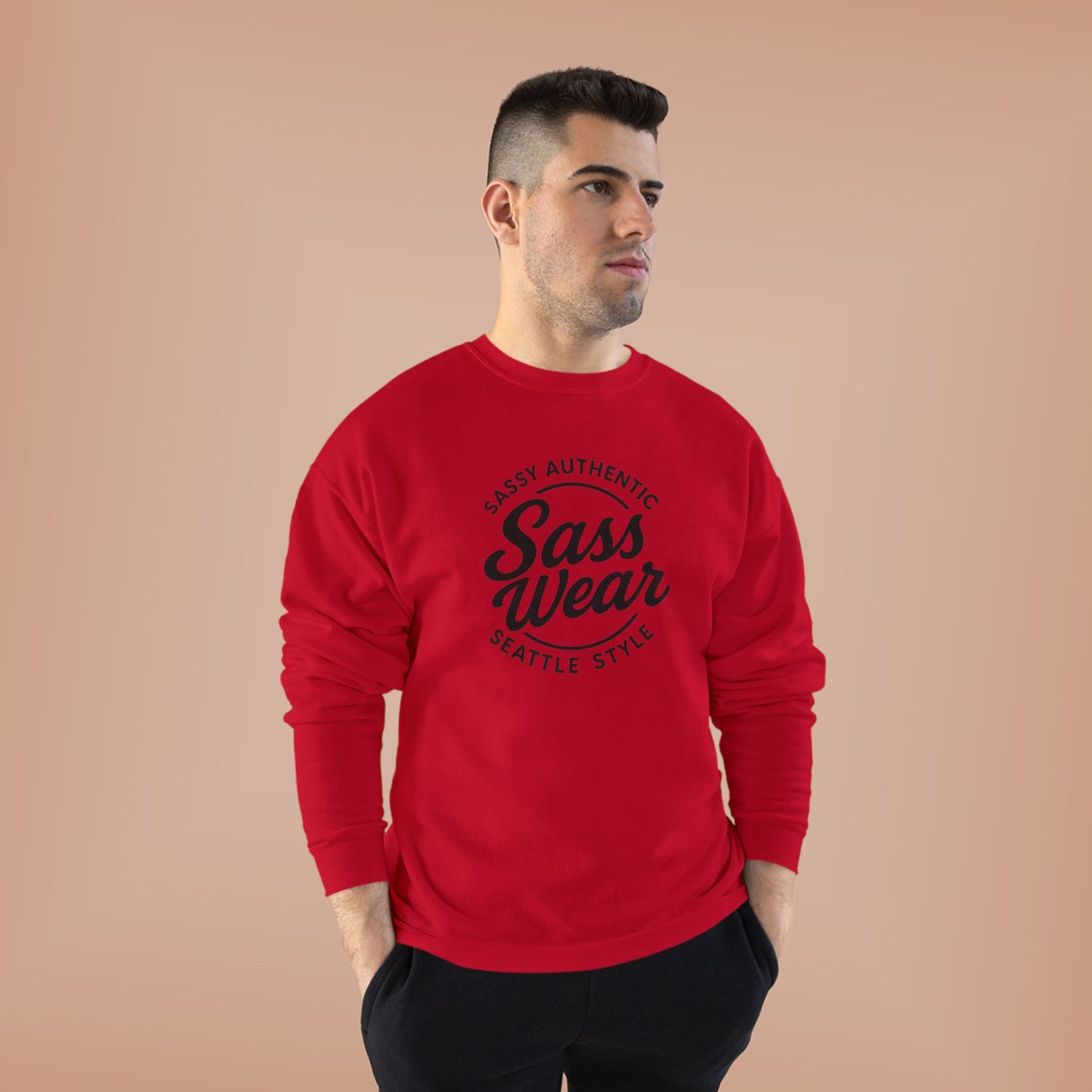 Sass Wear Unisex Eco-Friendly Crewneck Sweatshirt