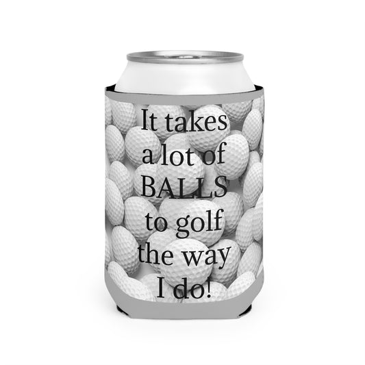 a lot of balls Can Cooler Sleeve