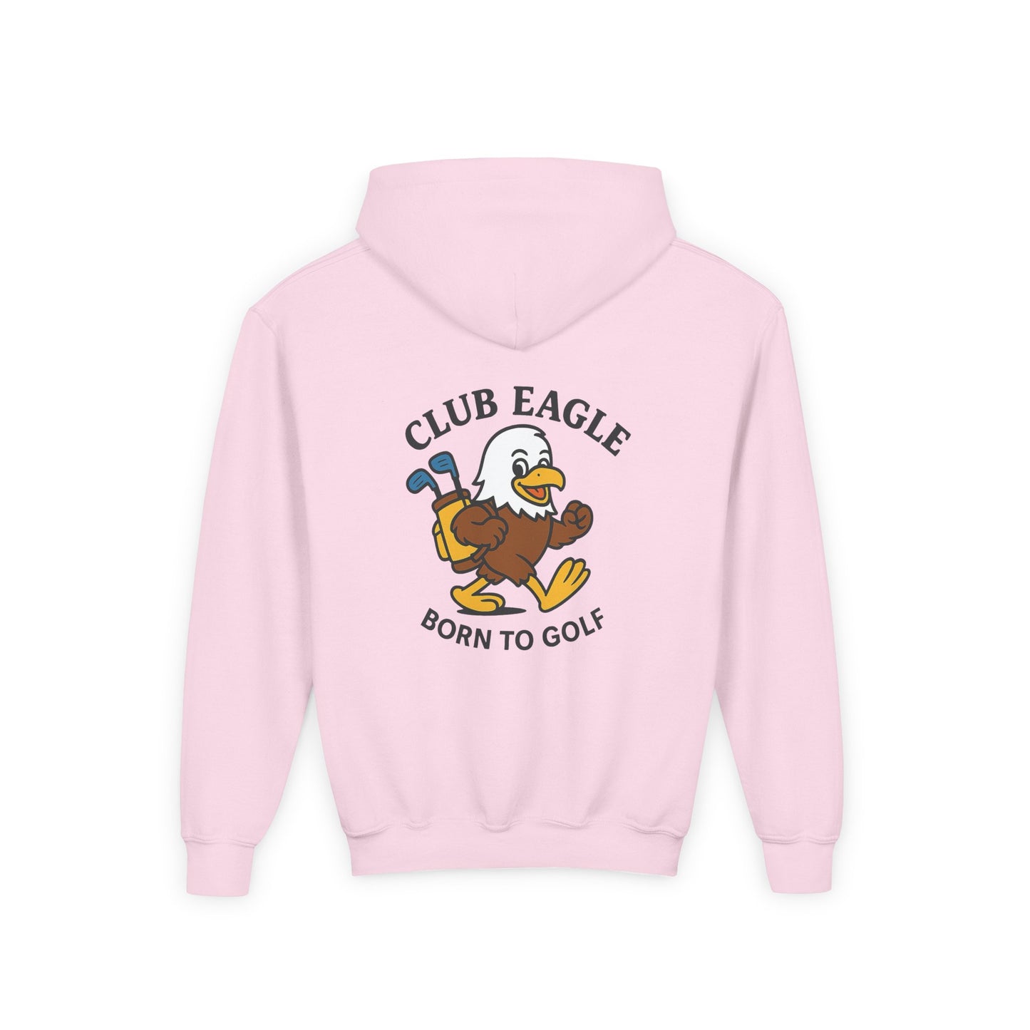 Club Eagle Born To Golf Youth Hoodie