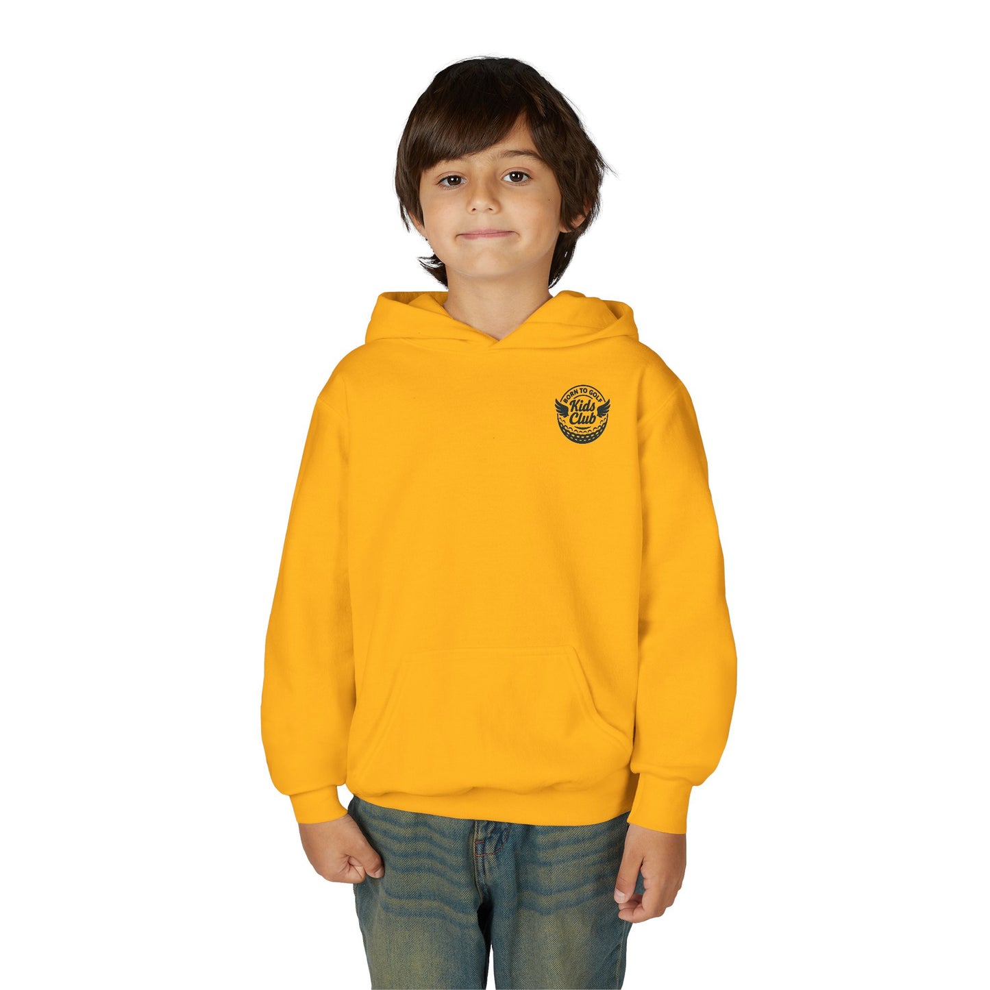 Club Eagle Born To Golf Youth Hoodie