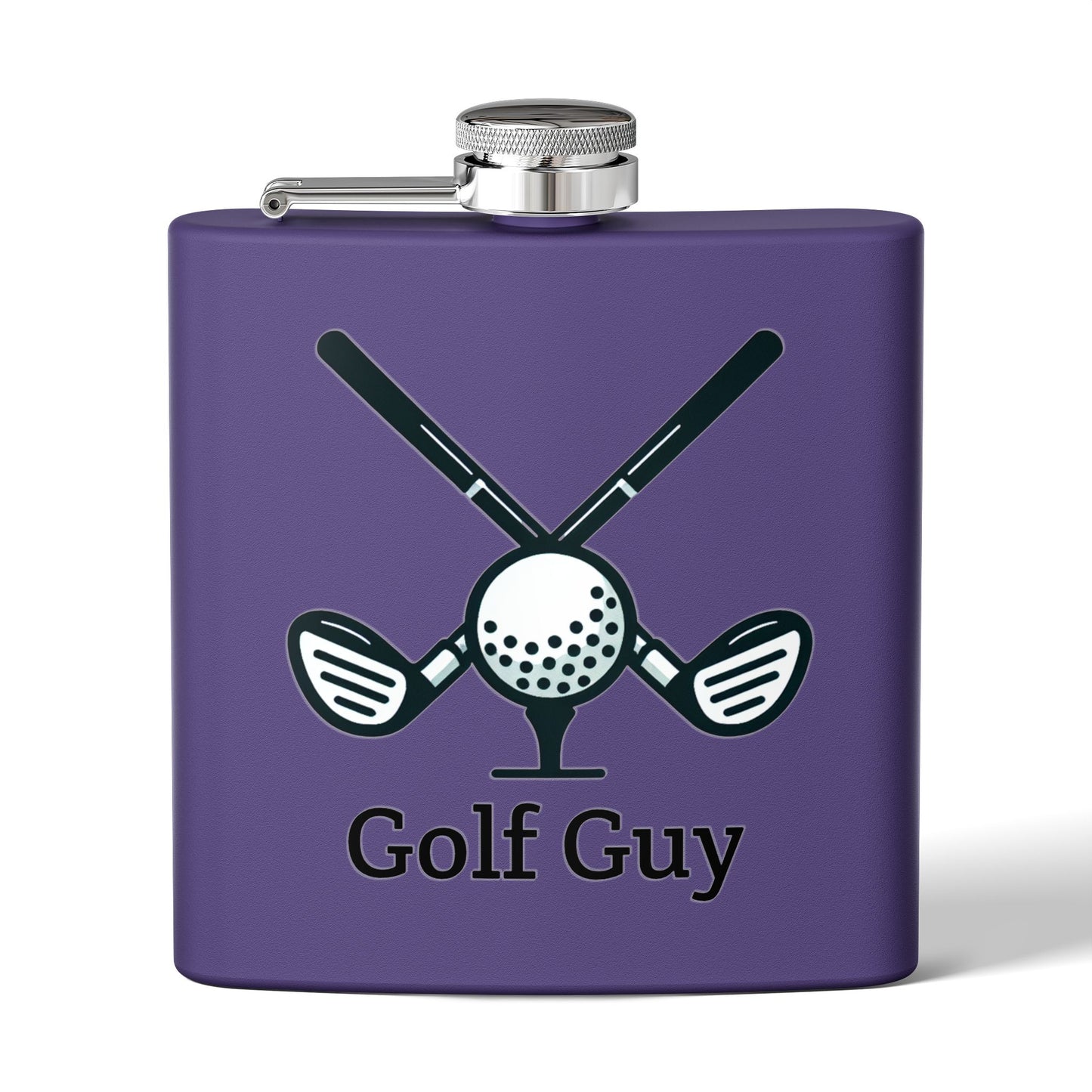 Golf Guy Sleek Stainless Steel Flask