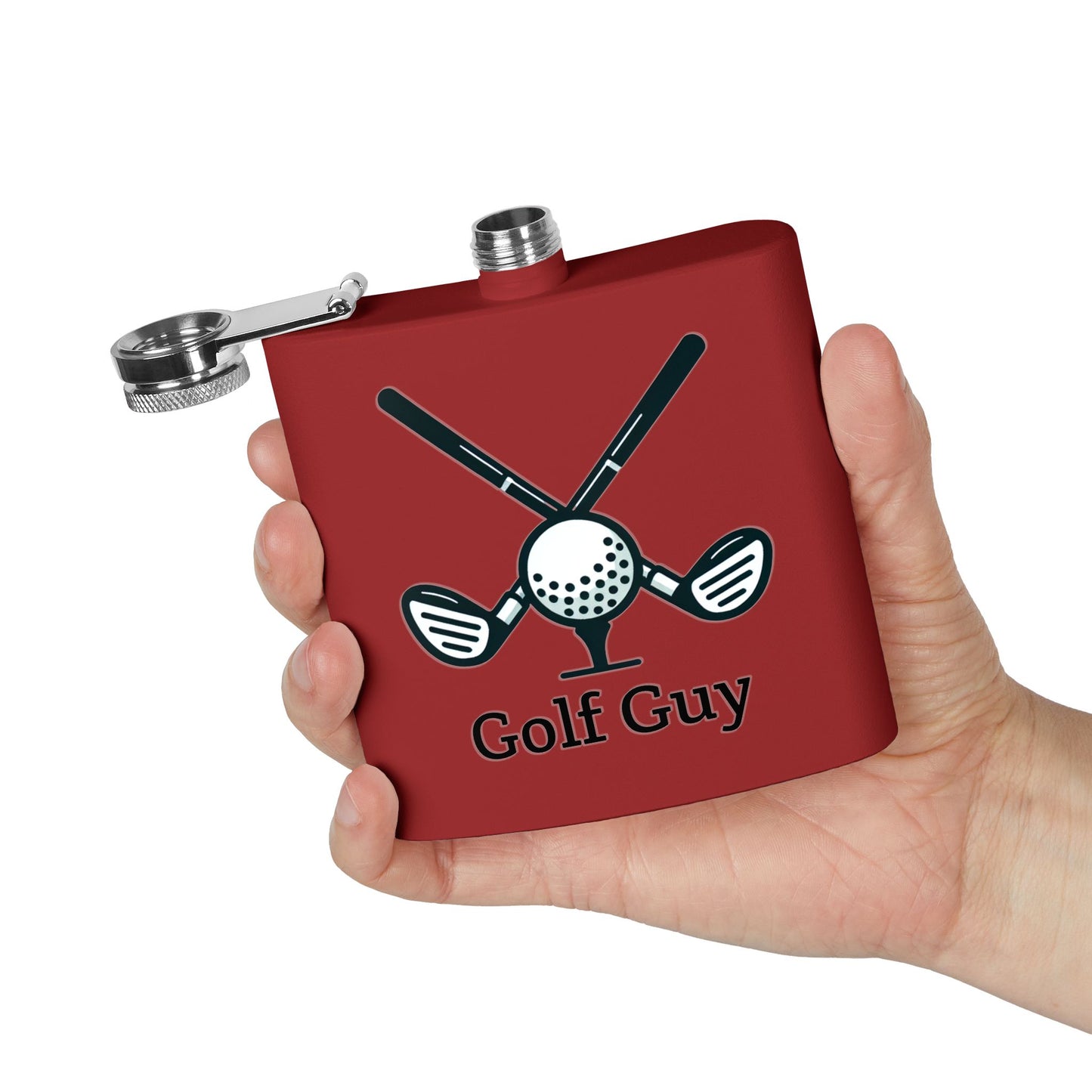Golf Guy Sleek Stainless Steel Flask