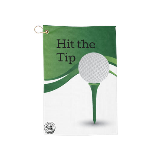 Hit The Tip Golf Towel