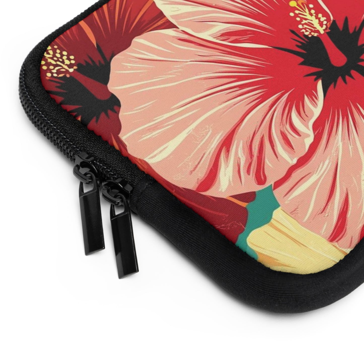 retro hibiscus Laptop Sleeve