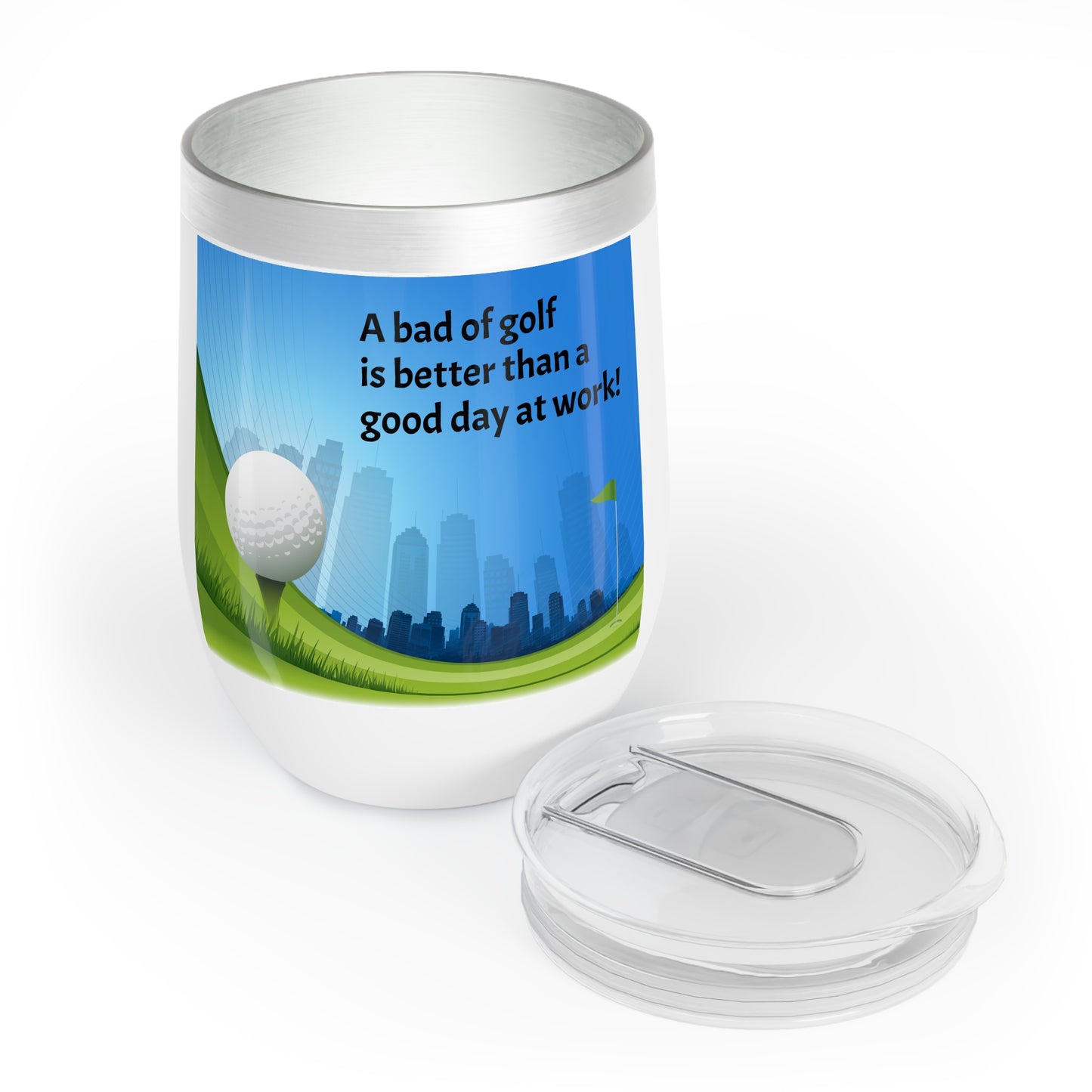 bad day of golf Wine Tumbler