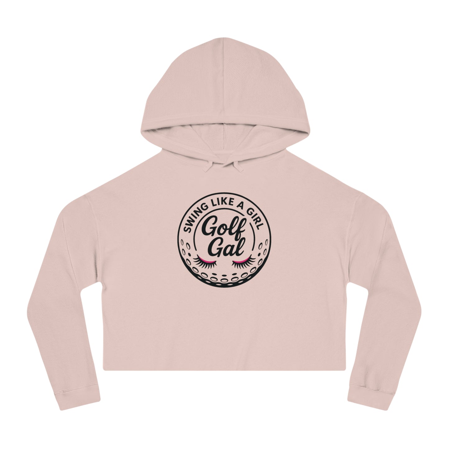 Golf Gal Swing Like a Girl Women's Cropped Sweatshirt