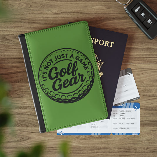 Green Golf Gear Passport Cover