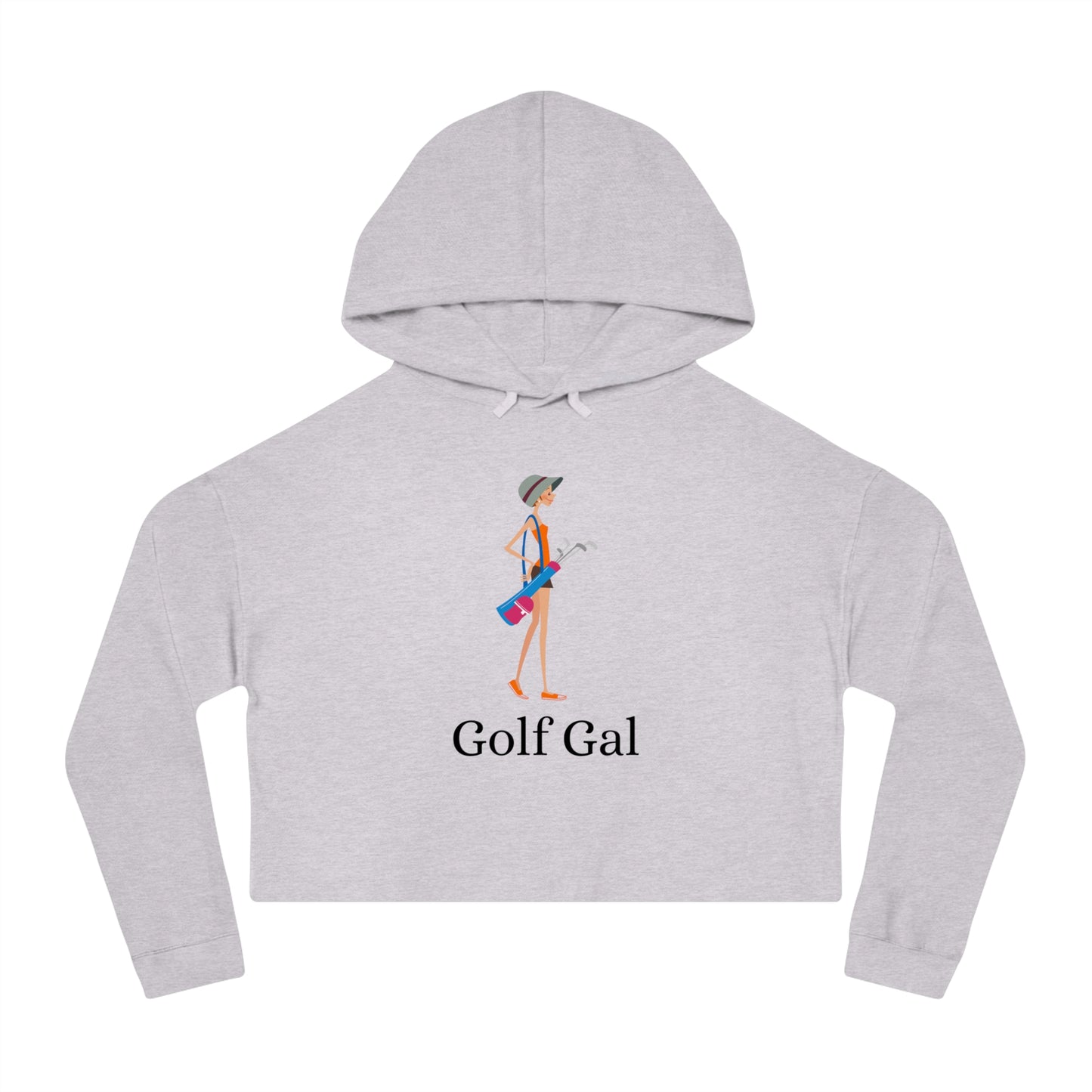 Golf Gal Women's Cropped Sweatshirt Poppy