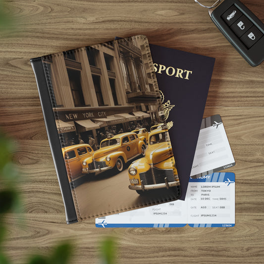 vintage New York Passport Cover