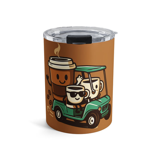 Coffee and Golf Cart Coffee/Wine Tumbler