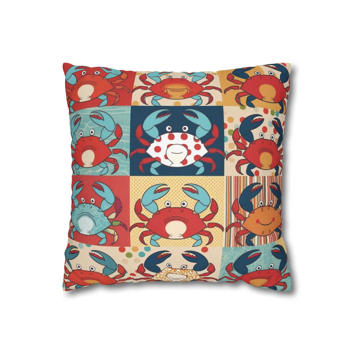 Crab Canvas Pillow cover