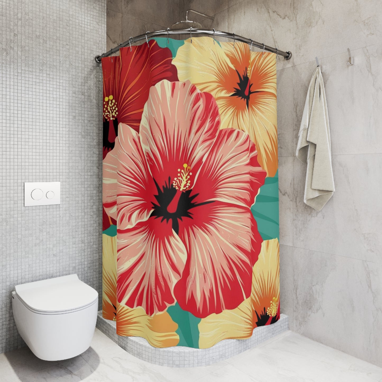 hibiscus Shower Curtains