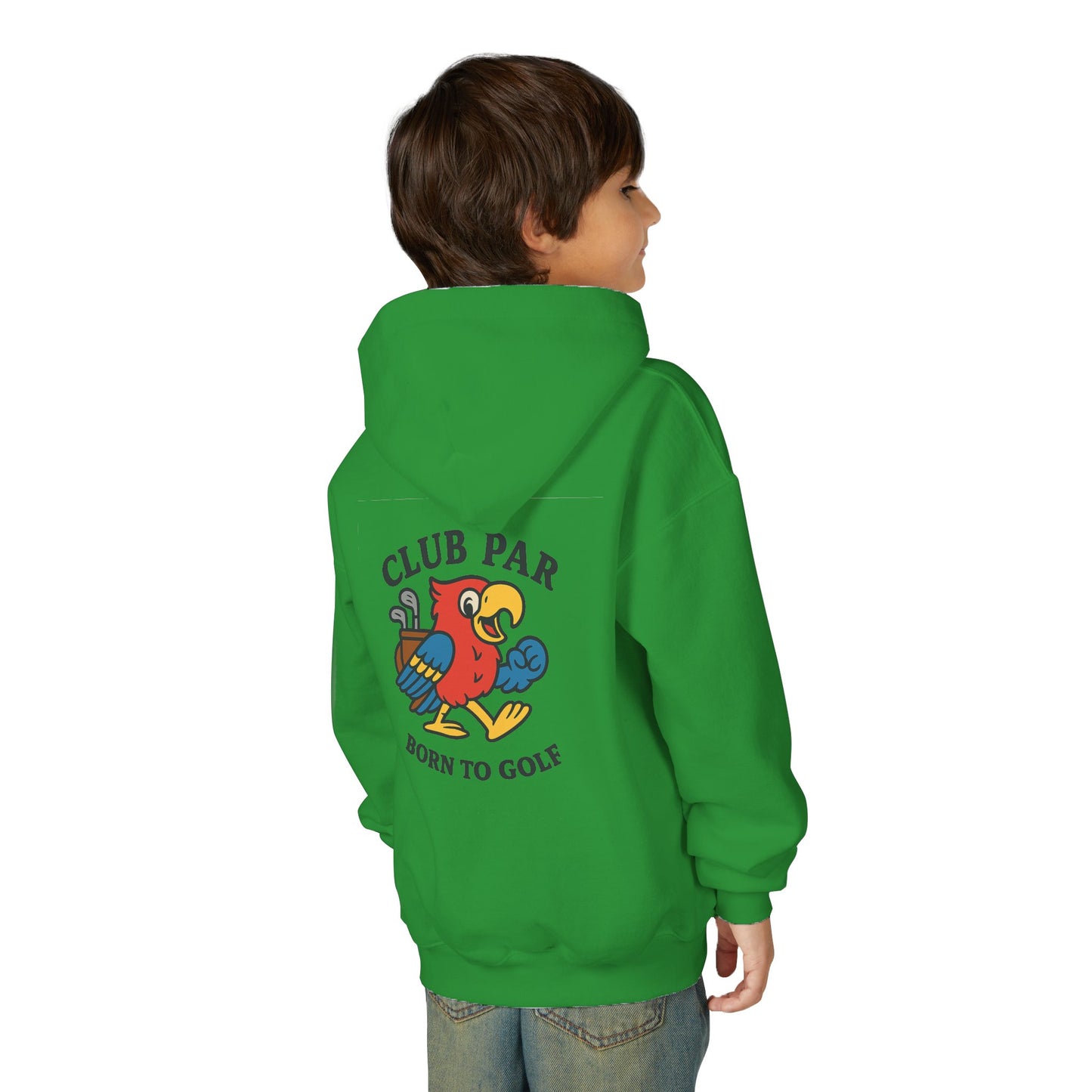 Club Par Born To Golf Youth Hoodie
