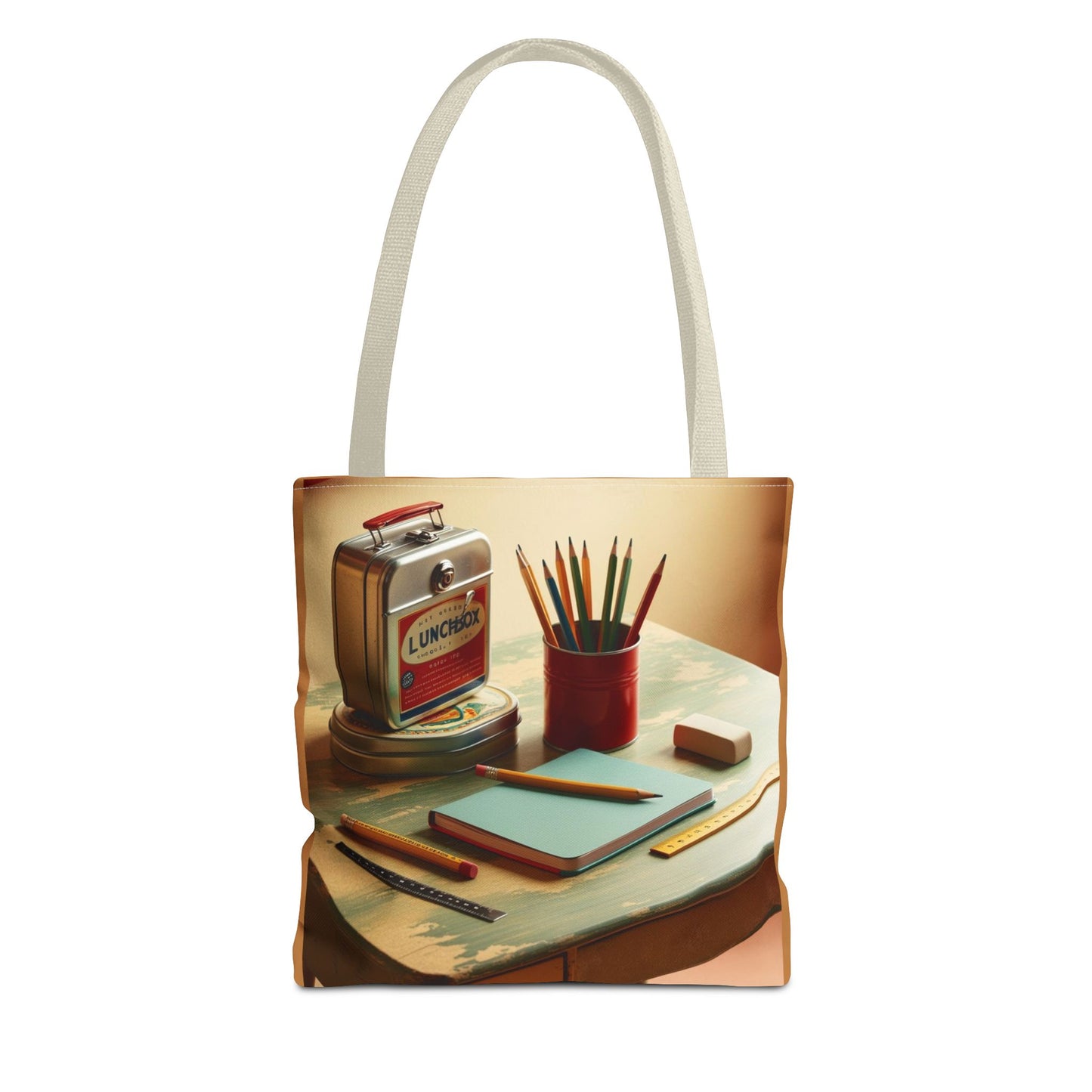 vintage school supplies Tote Bag