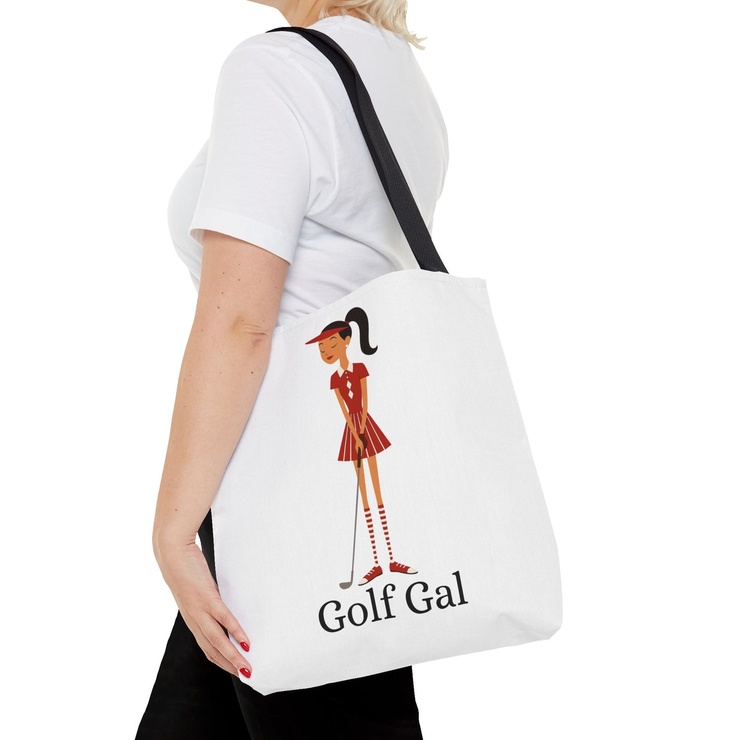 Golf Gal Tote Bag Ruby