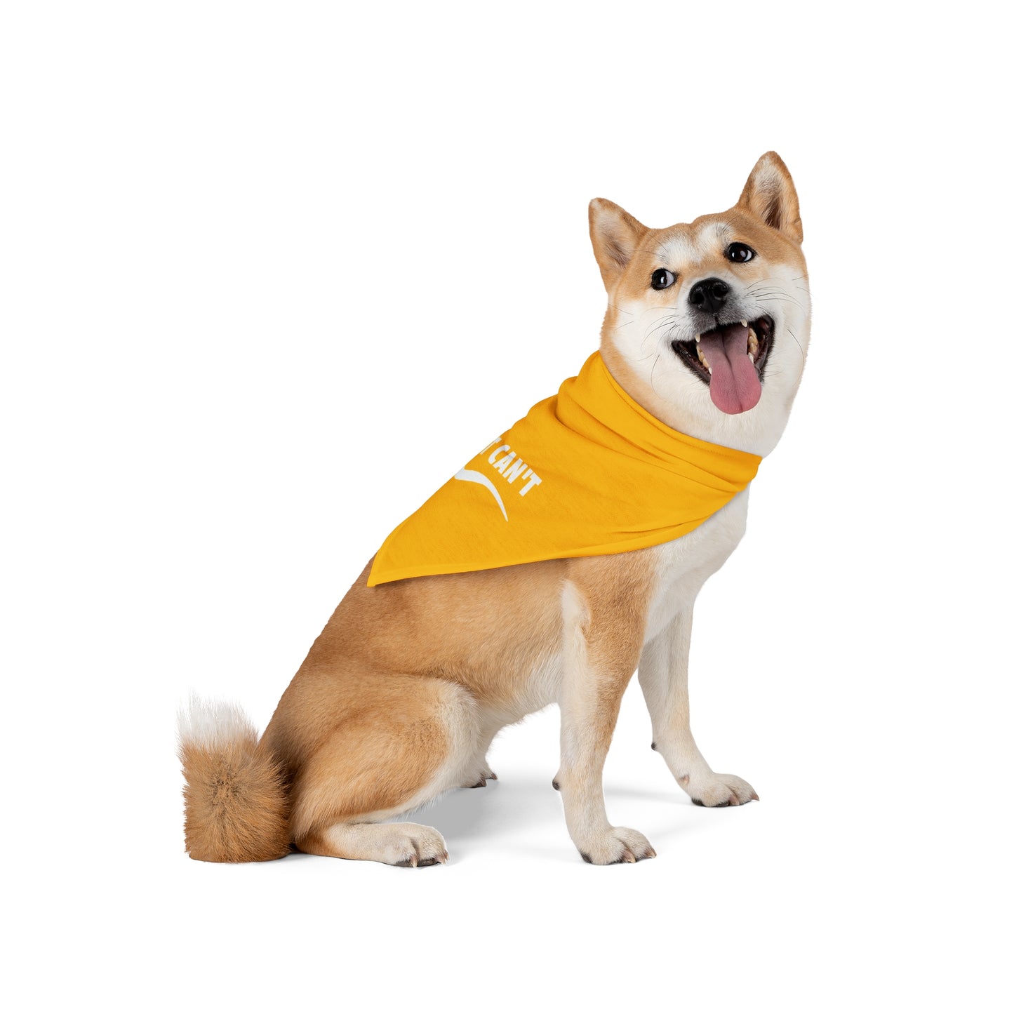 Yellow I just can't Pet Bandana