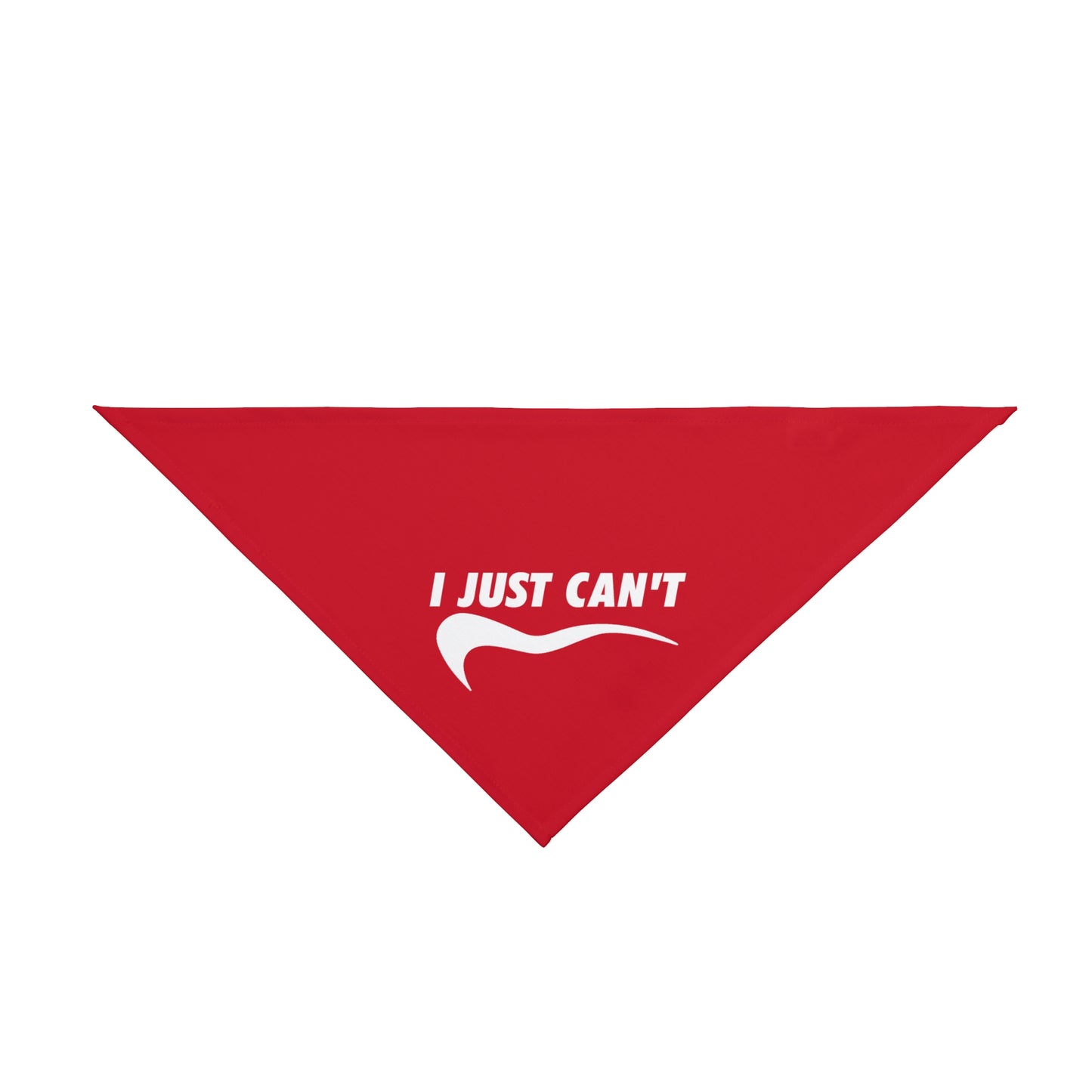 red I just can't Pet Bandana