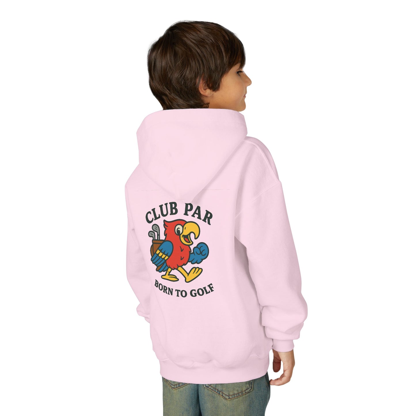 Club Par Born To Golf Youth Hoodie