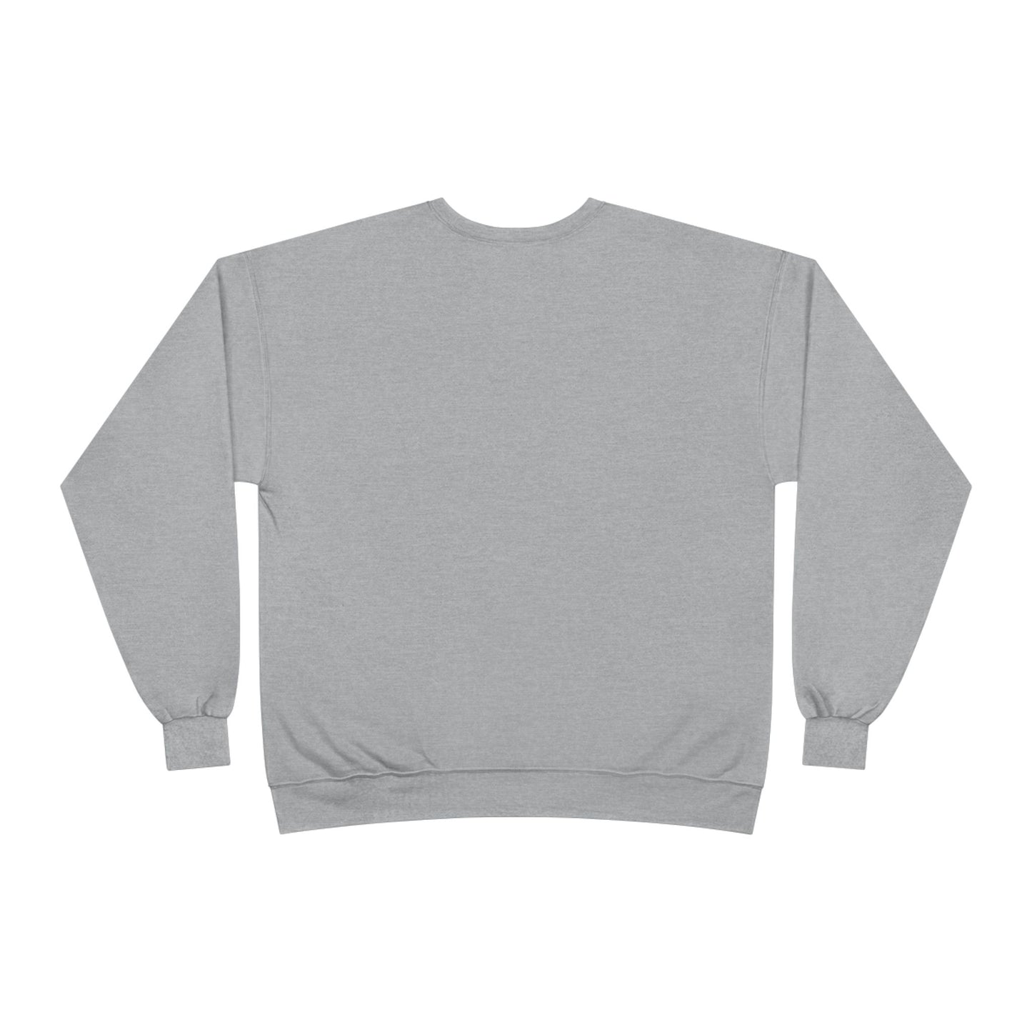Sass Wear Unisex Eco-Friendly Crewneck Sweatshirt white logo