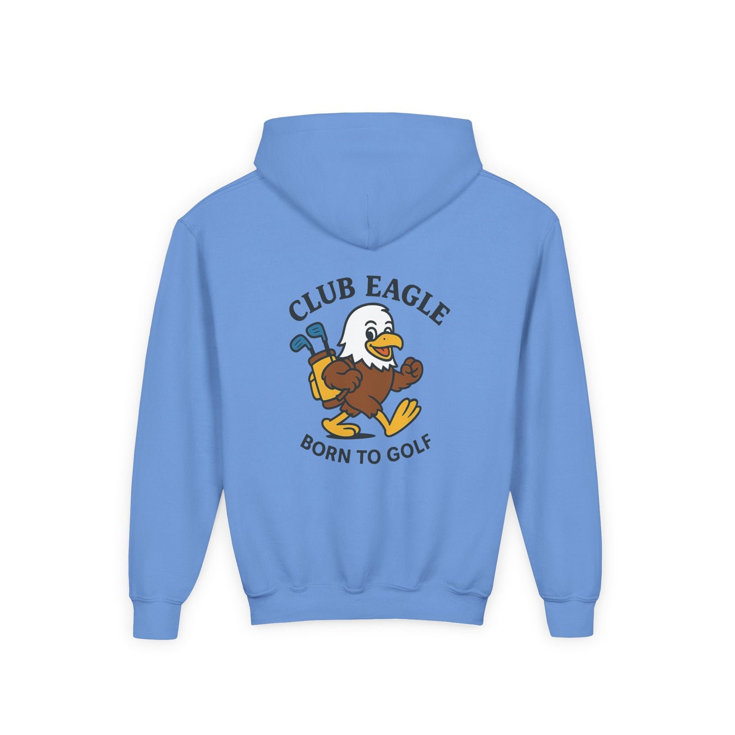 Club Eagle Born To Golf Youth Hoodie