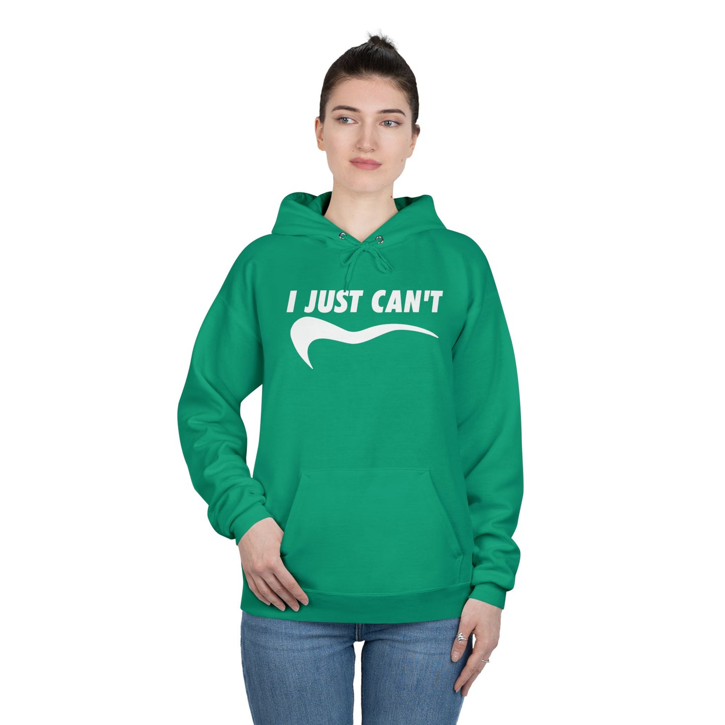 I just Can't Unisex Eco-Friendly Hoodie