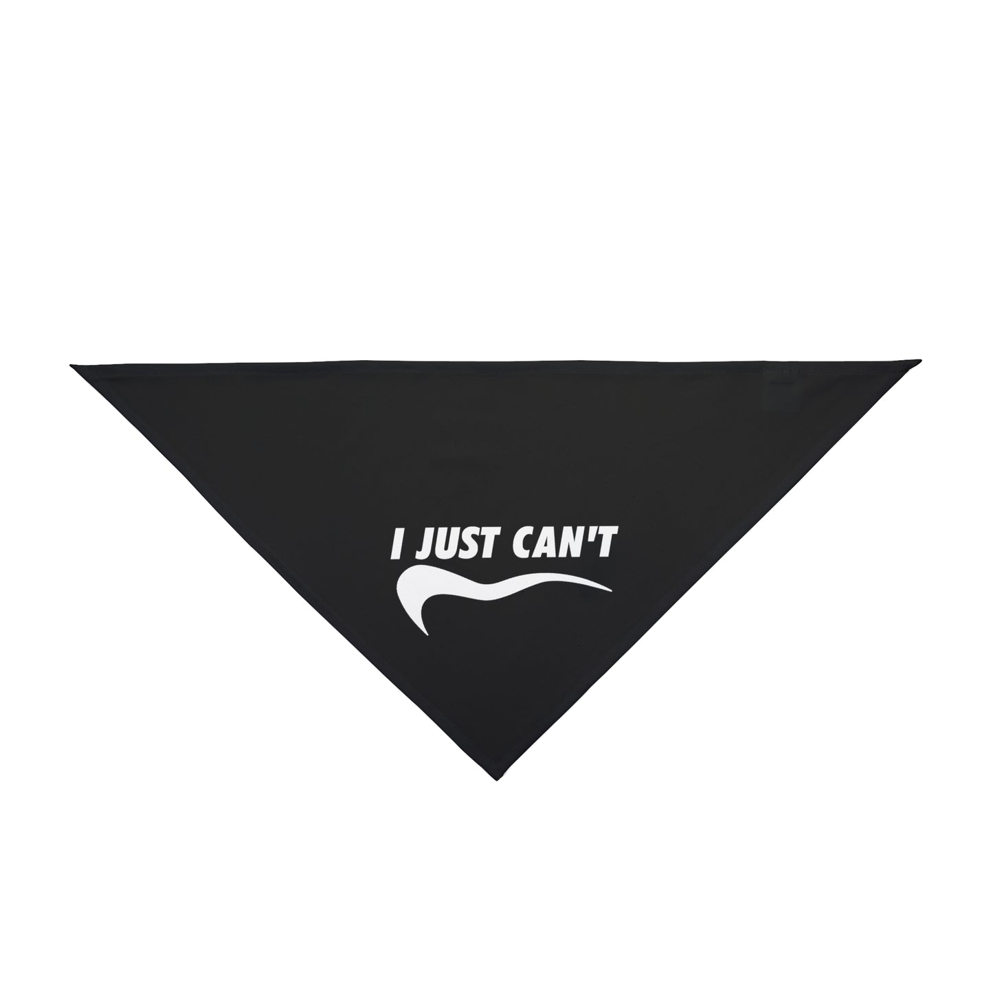 black I just can't Pet Bandana