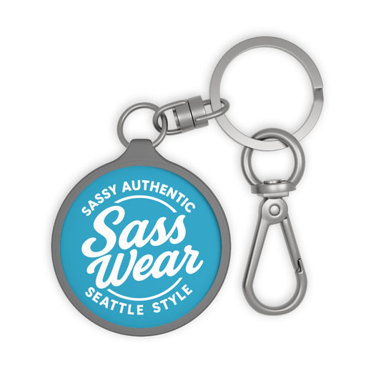 Turquoise Sass Wear Keyring Tag