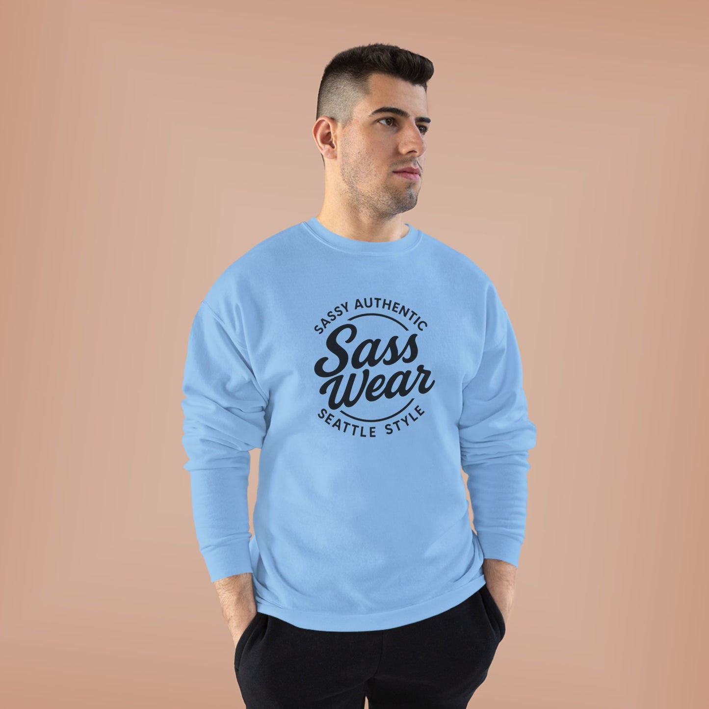 Sass Wear Unisex Eco-Friendly Crewneck Sweatshirt