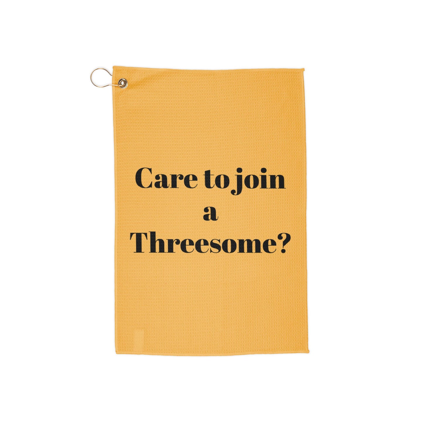 yellow Threesome Golf Towels