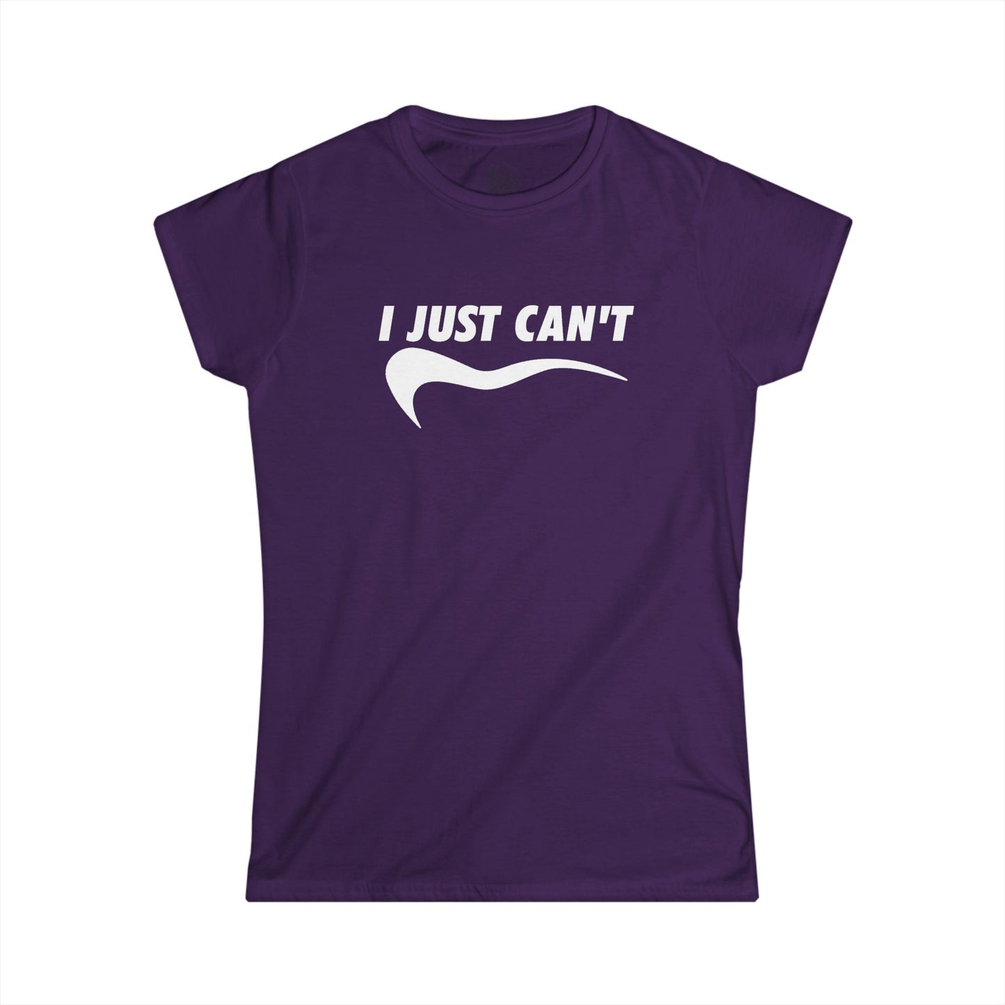 I just can't Women's Softstyle Tee