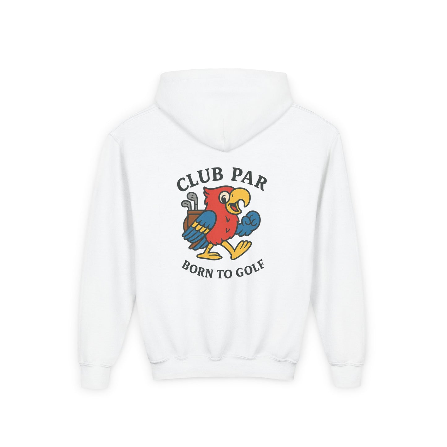 Club Par Born To Golf Youth Hoodie