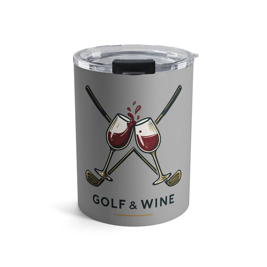 Gray Golf and Wine Whiskey/Wine Tumbler