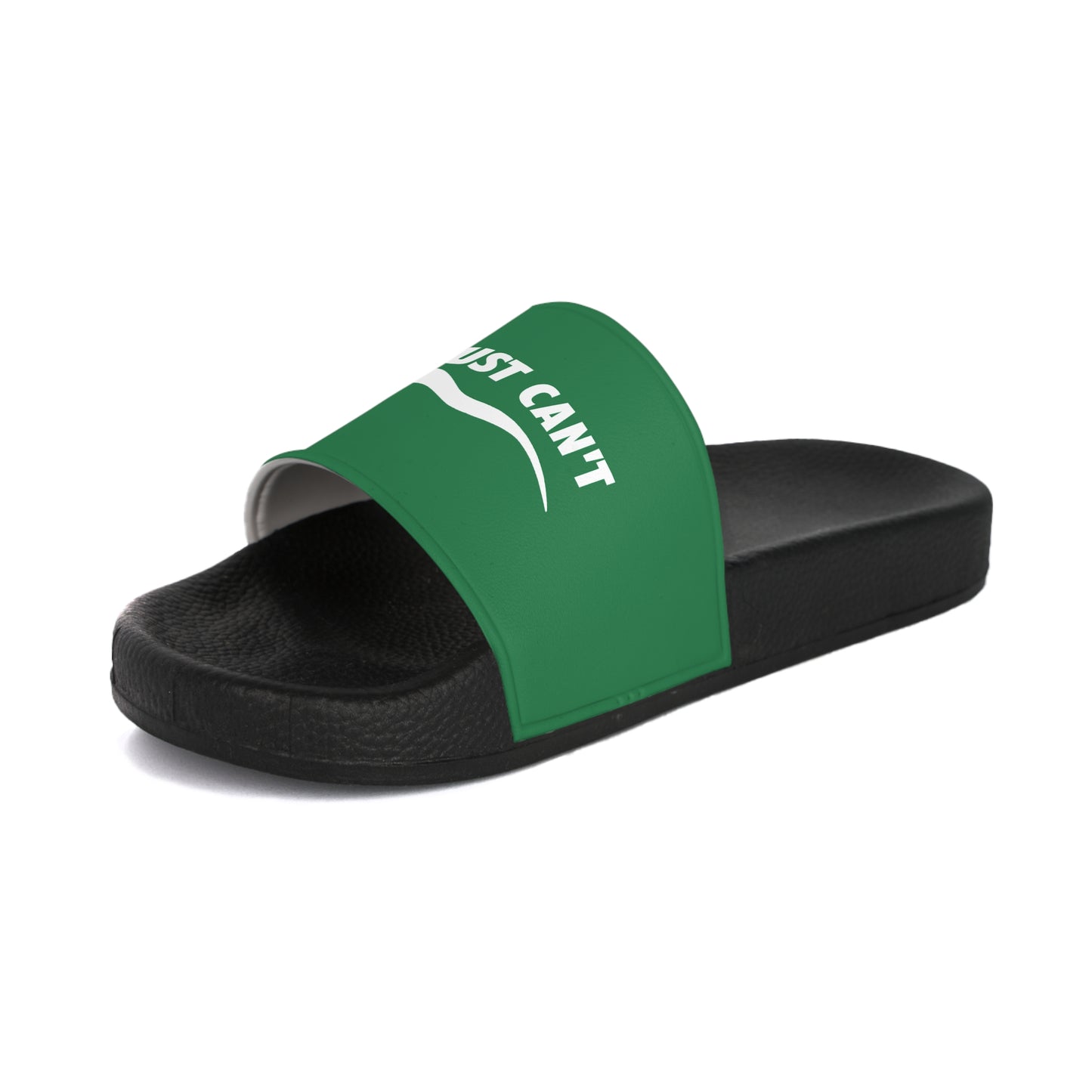 Green I Just Can't  Women's Slide Sandals