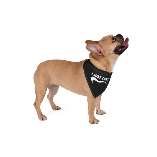 black I just can't Pet Bandana