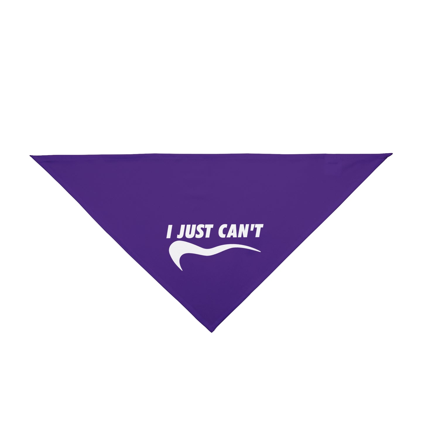 purple I just can't Pet Bandana