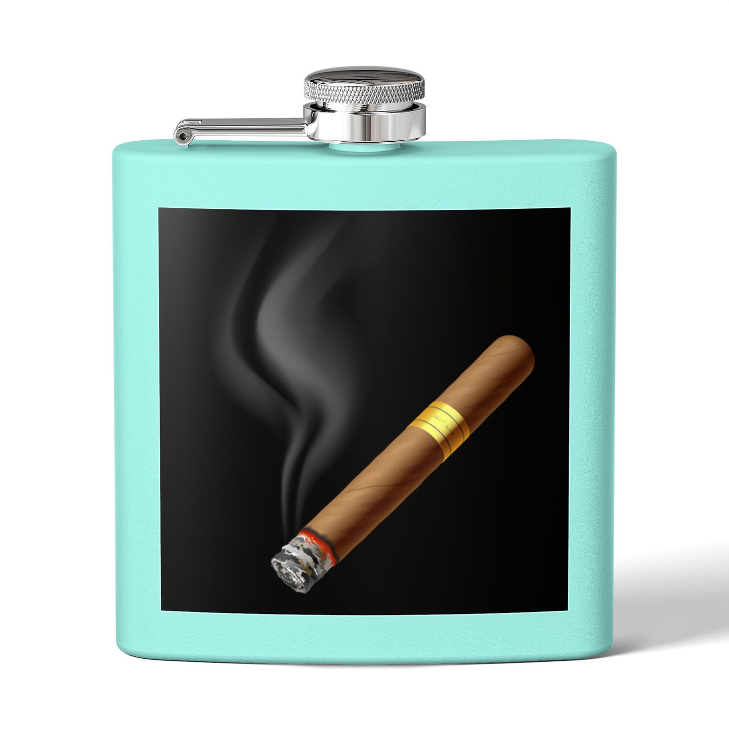 Cigar Sleek Stainless Steel Flask