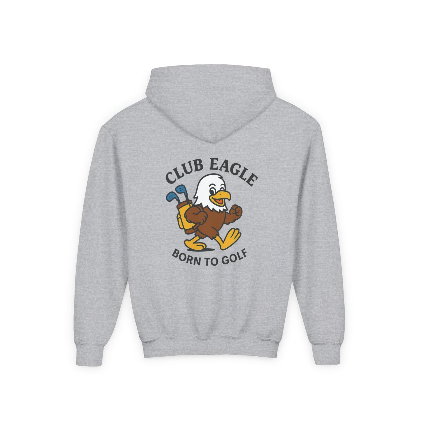 Club Eagle Born To Golf Youth Hoodie